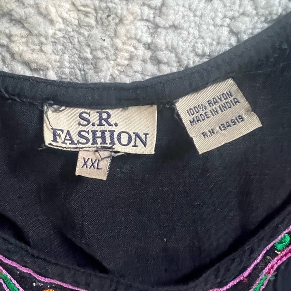 Vintage SR Fashion Maxi Dress of Swim Cover - Picture 2 of 4